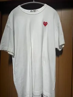 PLAY COMME des GARÇONS ハート刺繍 Tシャツ XXL