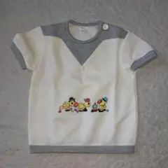 こども　服　半袖　レトロ