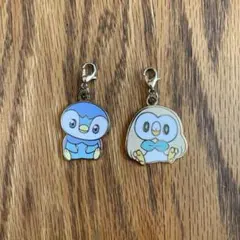 ポケピース メタルチャーム ポッチャマ モクロー セット ポケモン