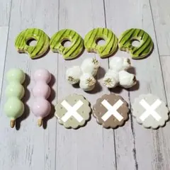 和菓子フェイクスイーツ 【柏餅お団子セット】 - メルカリ