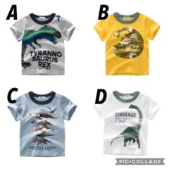 大SALE⭐️男の子半袖Tシャツ2枚組　AとCの柄　90