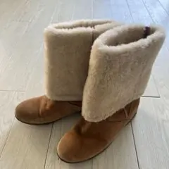 CORSO ROMA 9 コルソローマ　ムートン2wayブーツ キャメル