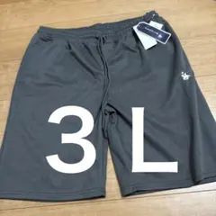 大きいサイズ　３Ｌ　グレー　メンズ　パンツ　ハーフパンツ　ポケット付　新品タグ付のサムネイル