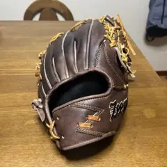 Zeems 野球グローブ 軟式外野用ブラウンのサムネイル