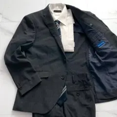 【極美品✨】Mr.JUNKO スーツ ウォッシャブル セットアップ グレーAB4