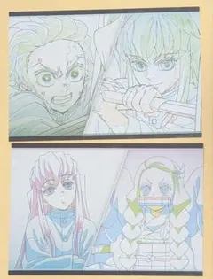 鬼滅の刃 ダイニング おすそ分けポストカード 無一郎 禰豆子　炭治郎