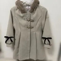 Pinkhunt フード付きベージュコートXSサイズ
