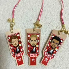 3個セット！ EXILE 羽子板ストラップ