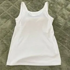 新品　GU リブブラトップ Lサイズ ホワイト