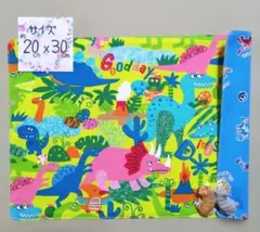 939:恐竜柄♪リバーシブルランチョンマット（小サイズ）☆ハンドメイド☆