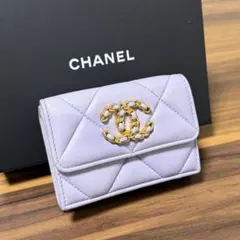 ⭐️美品 31番台⭐️シャネル CHANEL 19 財布 ディズヌフ 上品な色味
