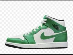 Nike Air Jordan 1 Mid グリーン/ホワイト