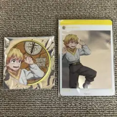 鬼滅の刃×サンシャインシティ　缶バッジ・クリアカード　我妻善逸