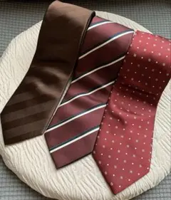 MALE&Co.・BRICK HOUSEネクタイ3本セット