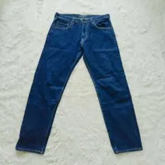 Mélan Cleuge 濃紺ストレートデニム 美品 L相当のサムネイル