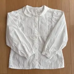 丸襟ブラウス✳︎120cm✳︎ホワイト✳︎卒園式・入学式・セレモニーに
