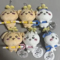 ちいかわ 討伐 マスコット ちいかわ ハチワレ うさぎ 6個セット