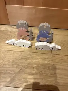 スリーコインズ スリコ 2024 節分 赤鬼と青鬼のオブジェ