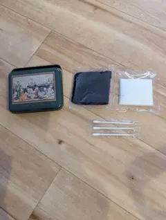 ホテルミラコスタ アメニティ缶ケース付きヘアバンド コットン 綿棒セット 未使用