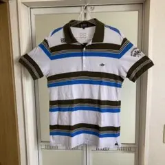 PEARLY GATES ストライプ ポロシャツ サイズ6(XLサイズ)メンズ