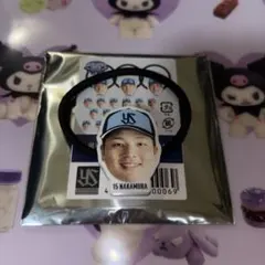 東京ヤクルトスワローズ　中村優斗　選手フェイスヘアゴム