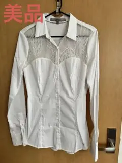 レディース　レースシャツ　guess