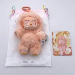 LABUBU【ラブブ】HAPPINESS/キーホルダー/オレンジ/正規品◆幸福