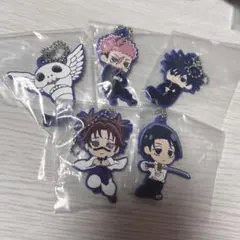 呪術廻戦 でふぉラバ！死滅回遊 キーホルダー 5点セット