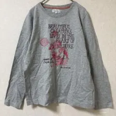 エレメントオブシンプルライフ　長袖 カットソー グレー M トップス　Tシャツのサムネイル