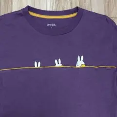 グラニフ　ミッフィー　刺繍　Tシャツ
