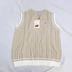 新品★KIRSH WITTY BUNNY CABLE KNIT VEST