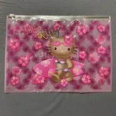 【レア】 日焼けキティ ビニールケース