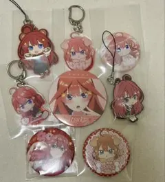 中野五月 グッズ まとめ売り 缶バッジ ラバスト アクリルキーホルダー