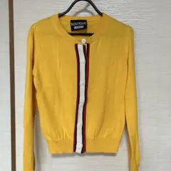 BOUTIQUE MOSCHINO イエロー カーディガンのサムネイル