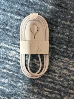 Apple純正品　ナイロン編み 充電ケーブル ホワイト