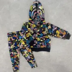 BAPE KIDS マルチカラー レギンス