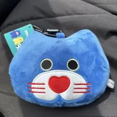 mojojojo BIGフェイスキーホルダー　青ねこ　 nicky カラビナ付き