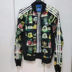 極美品adidas スニーカー柄ジャージ