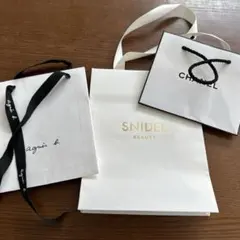 おしゃれ紙袋3 シャネル　スナイデル　アニエスb
