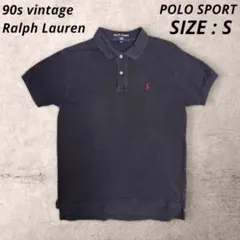 POLO SPORT ラルフローレン ポロシャツ ブラック フェード 赤ポニー