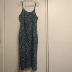 《GLOBAL WORK》緑 小花柄 キャミワンピース