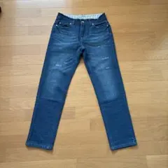 新品◆リブインMサイズキャロットストレッチデニムパンツのサムネイル
