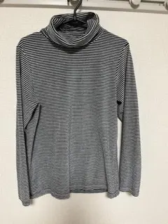【美品・秋冬】ABAHOUSE ストライプ タートルネック　Mサイズ