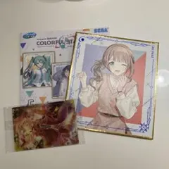 プロセカ ラッキーくじ ミニ色紙 望月穂波＆ウエハース 天馬咲希セット★