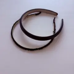 H&M カチューシャ 2本セット ブラックのサムネイル