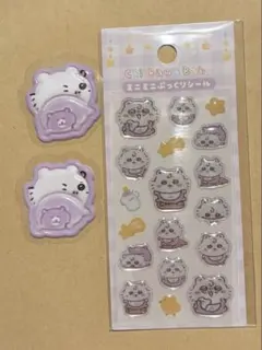 ちいかわベビー ミニミニぷっくりシール おしりもっちりフレークシール モモンガ