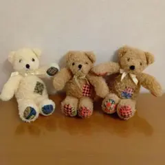 テディベア ぬいぐるみ 3体セット