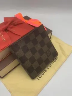 ルイヴィトン　ダミエ・グラフィット 折り財布　ポルトフォイユ・マルコ