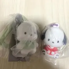 カラフルカラビナマスコット ふわわフロッキーマスコット ポチャッコ