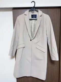 JUSGLITTY ベージュ チェスターコート